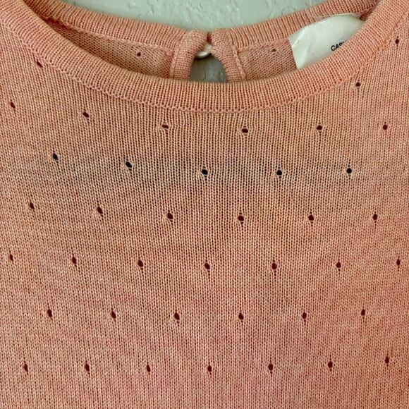Vintage Clan Douglas Cashmere and Silk Blend Short Sleeve Pink Sweater Small - Picture 2 of 8